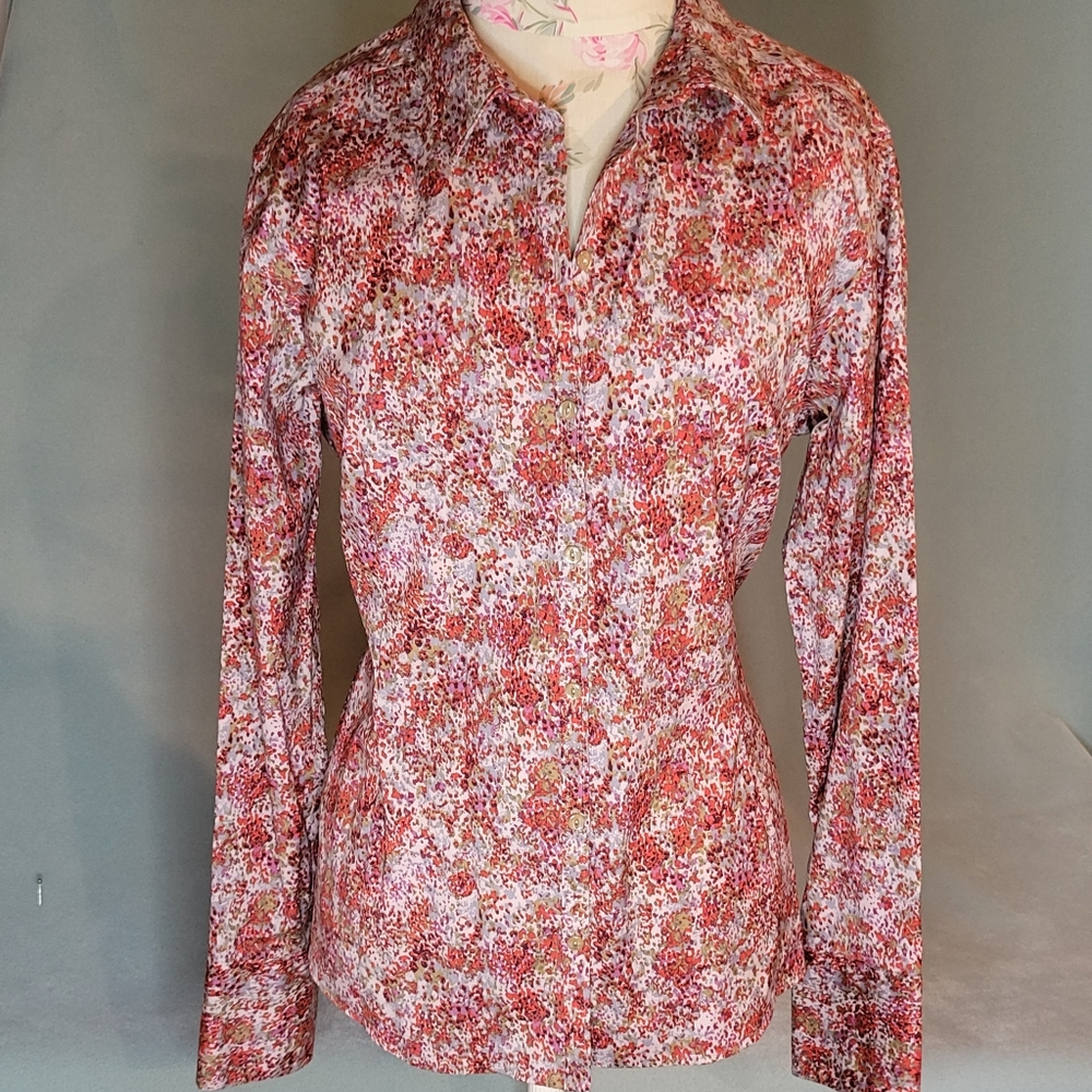 Eddie Bauer stretch and wrinkle resistant dress shirt xl